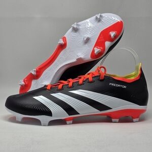 Adidas Predator League FG Soccer Cleats Lace Up Low Top Shoes Black Size 9.5 New